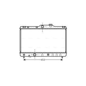 Achetez des Radiateur du moteur AVA COOLING SYSTEMS TO2140 à prix pour 231,76 €