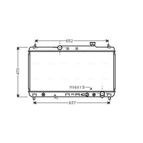 Achetez des Radiateur de chez AVA COOLING SYSTEMS en ligne pour Solara I Coupé (XV20) à prix modérés