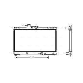 Achetez des Radiateur du moteur AVA COOLING SYSTEMS TO2273 à prix pour 178,67 €