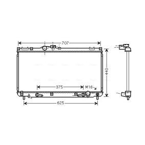 Achetez des Radiateur du moteur AVA COOLING SYSTEMS TO2322 à prix pour 232,14 €