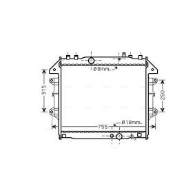 Acquista Radiatore motore da AVA COOLING SYSTEMS TO2432 a buon mercato per soli 258,92 €