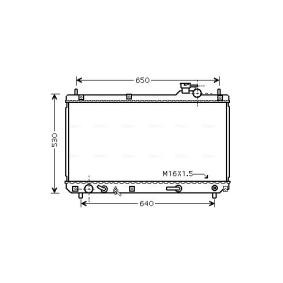 Achetez des Radiateur du moteur AVA COOLING SYSTEMS TO2457 à prix pour 233,79 €