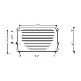 Klimakondensator von AVA COOLING SYSTEMS TO5202