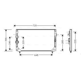Klimakondensator von AVA COOLING SYSTEMS TO5225