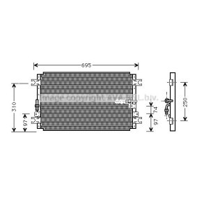 Klimakondensator von AVA COOLING SYSTEMS TO5263