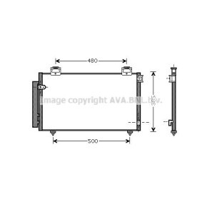 Achetez des Condenseur, climatisation AVA COOLING SYSTEMS TO5408 à prix pour 104,11 €