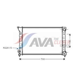 TOYOTA Wärmetauscher, Innenraumheizung von AVA COOLING SYSTEMS