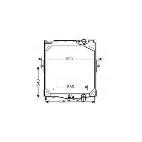 Acquista Radiatore motore da AVA COOLING SYSTEMS VL2041 a buon mercato per soli 588,75 €