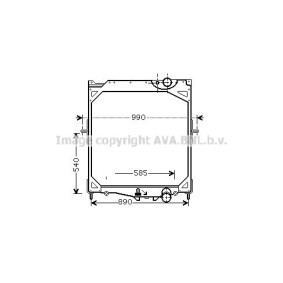 Acquista Radiatore motore da AVA COOLING SYSTEMS VLA2041 a buon mercato per soli 1043,24 €
