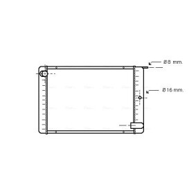 Achetez des Radiateur du moteur AVA COOLING SYSTEMS VO2020 à prix pour 251,28 €