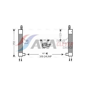 Achetez des Radiateur du moteur AVA COOLING SYSTEMS VO2022 à prix pour 244,98 €