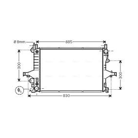 Acquista Radiatore motore da AVA COOLING SYSTEMS VO2117 a buon mercato per soli 211,50 €