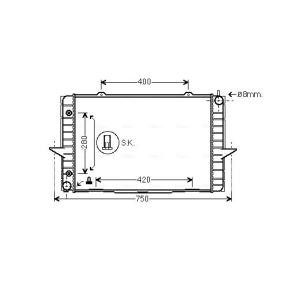 Acquista Radiatore motore da AVA COOLING SYSTEMS VO2118 a buon mercato per soli 102,92 €