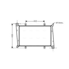 Achetez des Radiateur du moteur AVA COOLING SYSTEMS VO2130 à prix pour 307,73 €