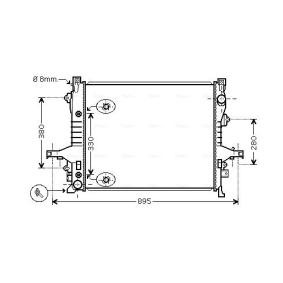 Acquista Radiatore motore da AVA COOLING SYSTEMS VO2133 a buon mercato per soli 177,65 €