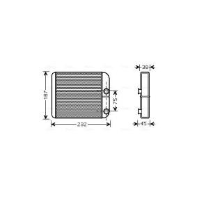 Osta Lämmityslaitteen kenno AVA COOLING SYSTEMS:llä VO6129 edullisesti hintaan 183,11 €