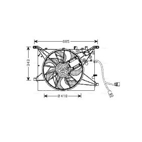 Kühlerlüfter VO7502 von AVA COOLING SYSTEMS günstig für 212,59 € online kaufen
