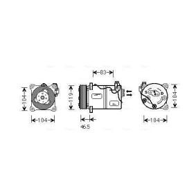 Acquista Compressore aria condizionata da AVA COOLING SYSTEMS VOK059 a buon mercato per soli 1435,40 €
