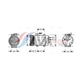 Klimakompressor VOK101 von AVA COOLING SYSTEMS günstig für 375,80 € online kaufen