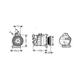 Klimakompressor von AVA COOLING SYSTEMS VOK143