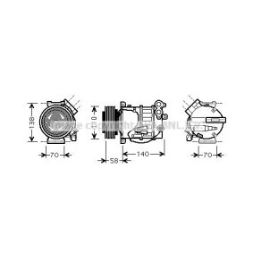 Acquista Compressore aria condizionata da AVA COOLING SYSTEMS VOK144 a buon mercato per soli 552,56 €