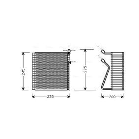 VOLVO Verdampfer, Klimaanlage von AVA COOLING SYSTEMS