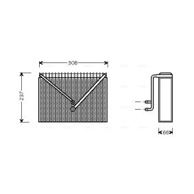 Verdampfer, Klimaanlage von AVA COOLING SYSTEMS VOV106