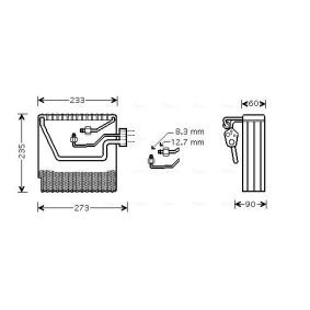 Verdampfer, Klimaanlage von AVA COOLING SYSTEMS VOV111