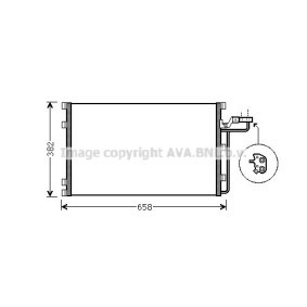 Achetez des Radiateur du moteur AVA COOLING SYSTEMS VW2027 à prix pour 67,46 €