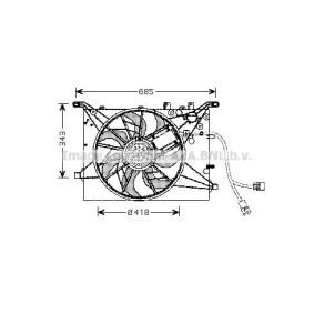 Acquista Radiatore motore da AVA COOLING SYSTEMS VW2072 a buon mercato per soli 32,54 €