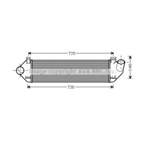 Acquista Radiatore motore da AVA COOLING SYSTEMS VW2122 a buon mercato per soli 85,48 €