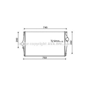 Achetez des Radiateur du moteur AVA COOLING SYSTEMS VW2129 à prix pour 41,64 €
