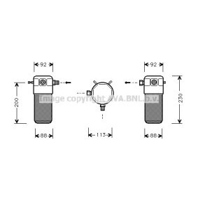 Achetez des Radiateur du moteur AVA COOLING SYSTEMS VW2214 à prix pour 129,81 €