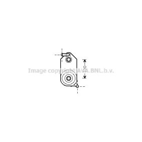 Ölkühler, Automatikgetriebe von AVA COOLING SYSTEMS VW3110