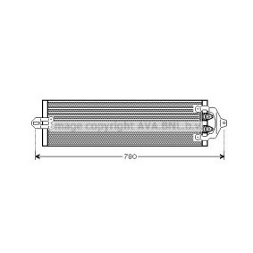 Ölkühler, Automatikgetriebe für PORSCHE von AVA COOLING SYSTEMS