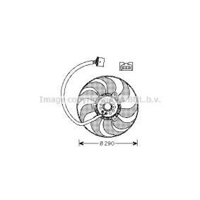 Kühlerlüfter VW7522 von AVA COOLING SYSTEMS günstig für 73,57 € online kaufen
