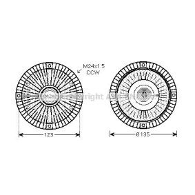 Acquista Frizione ventola da AVA COOLING SYSTEMS VWC274 a buon mercato per soli 45,67 €