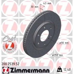 Bremsscheibe 200.2539.52