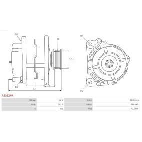 Lichtmaschine A5332PR
