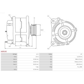 Lichtmaschine A6914S