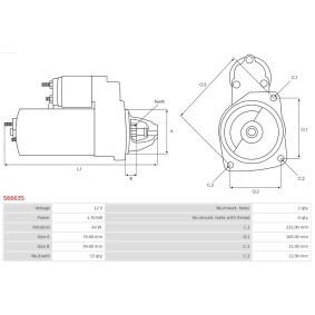 Anlasser S6663S