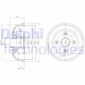 OPEL Bremstrommel von DELPHI