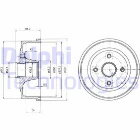 OPEL Bremstrommel von DELPHI