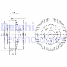 Compre Tambor de travão da DELPHI BF482 a um preço baixo por 59,58 €