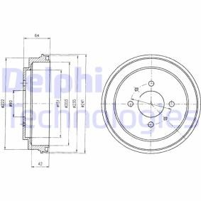Compre Tambor de travão da DELPHI BF485 a um preço baixo por 35,88 €