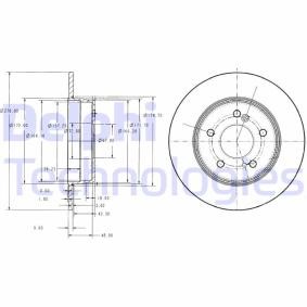 Osta Jarrulevy DELPHI:llä BG3326 edullisesti hintaan 37,42 €