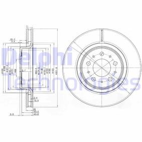 Compre Disco de travão da DELPHI BG3418 a um preço baixo por 42,28 €