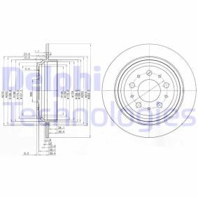 Compre Disco de travão da DELPHI BG3419 a um preço baixo por 26,91 €