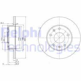 LAND ROVER Bremsscheibe von DELPHI