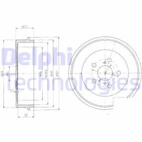 Comprar Tambor de freno de DELPHI BF405 a bajo precio de 35,92 €